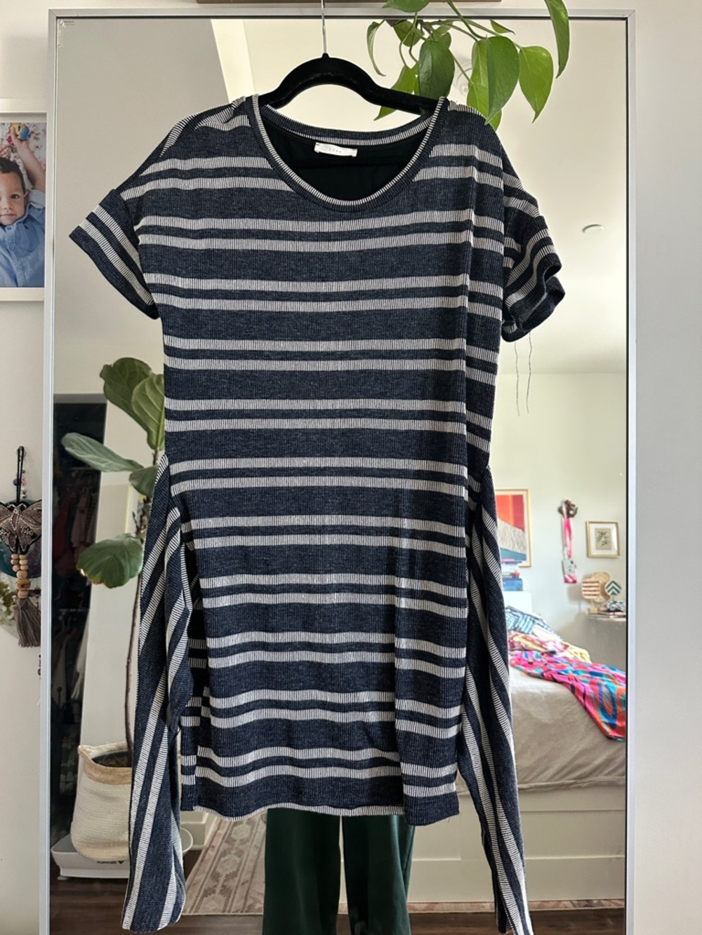 Lush striped cosy knit dress size M